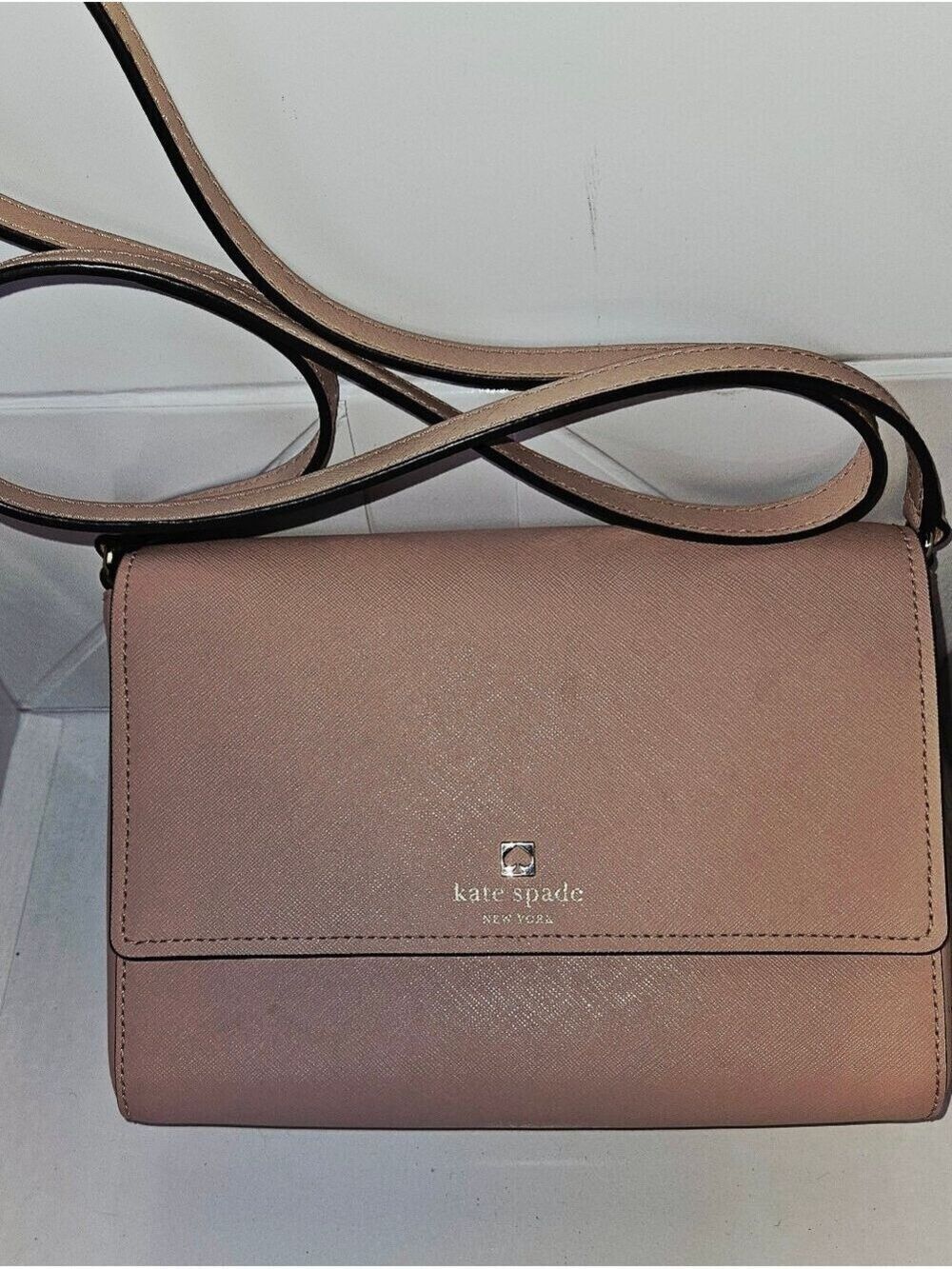 kate spade Pink Leather Crossbody Like New